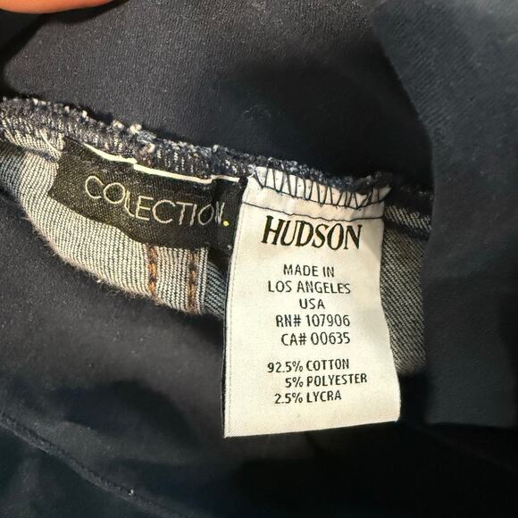 Hudson Women's Maternity Jeans Bootcut Flare Blue Stretch - Picture 5 of 8